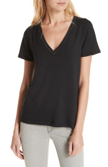 Women's Day By Daydreamer Rolling Stones Stripe Boyfriend Tee