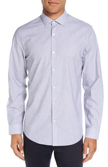 Men's Calibrate Trim Fit End On End Dobby Sport Shirt