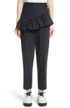 Women's 3.1 Phillip Lim Ruffle Apron Pants - Blue