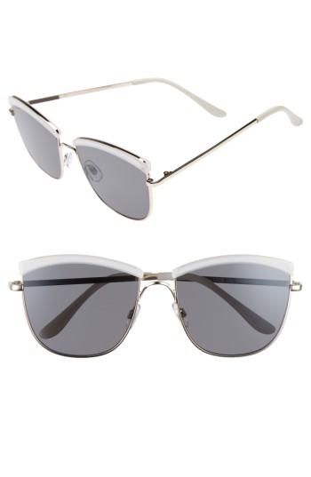 Women's Bp. 60mm Enamel Square Sunglasses - Gold/ White