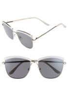 Women's Bp. 60mm Enamel Square Sunglasses - Gold/ White