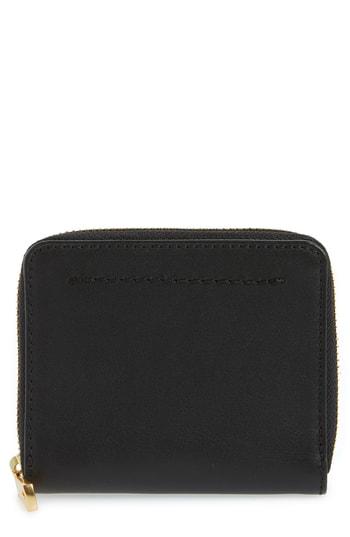 Women's Cole Haan Small Zip Leather Wallet - Orange