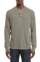 Men's Rag & Bone Standard Issue Slub Cotton Henley - Green