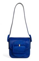 Tory Burch Mini Sawyer Genuine Calf Hair Shoulder Bag - Blue