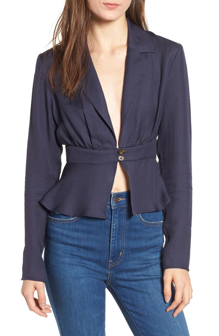 Women's Band Of Gypsies Wrap Crop Top