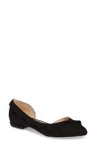 Women's Callisto Lyra Ruffle Flat M - Black