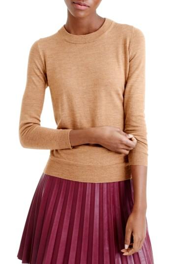 Women's J.crew Tippi Merino Wool Sweater - Brown