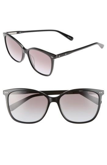 Women's Bobbi Brown The Lara 56mm Cat Eye Sunglasses - Black