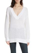Women's Rag & Bone/jean Kyra V-neck Sweater - White