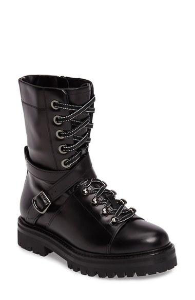 Women's Valentino Rockstud Combat Boot