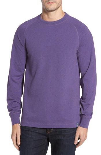 Men's Thaddeus Stefano Long Sleeve Raglan T-shirt - Purple