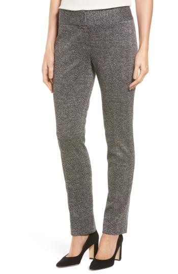 Women's Vince Camuto Herringbone Ankle Pants - Black