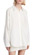Women's Allsaints Sada Oversize Button Down Shirt - White