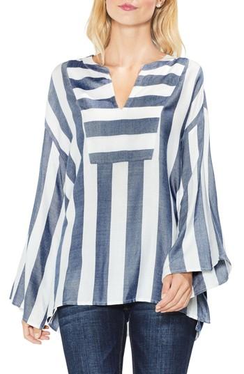 Women's Two By Vince Camuto Bell Sleeve Top - Blue