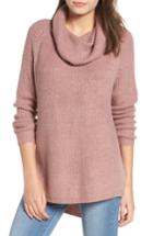 Women's Dreamers By Debut Cowl Neck Sweater - Purple