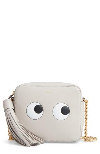 Anya Hindmarch Eyes Leather Crossbody Bag -