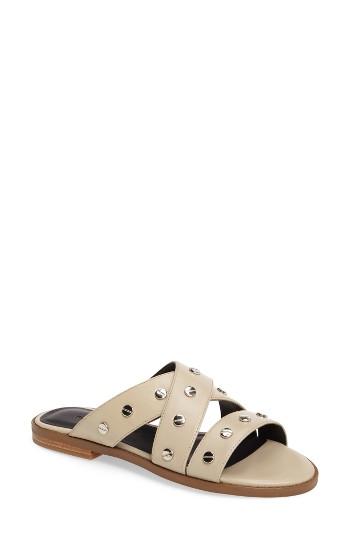 Women's Rebecca Minkoff Susie Studded Slide M - Brown