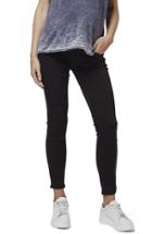 Women's Topshop 'leigh' Over The Bump Skinny Maternity Jeans 32 - Black