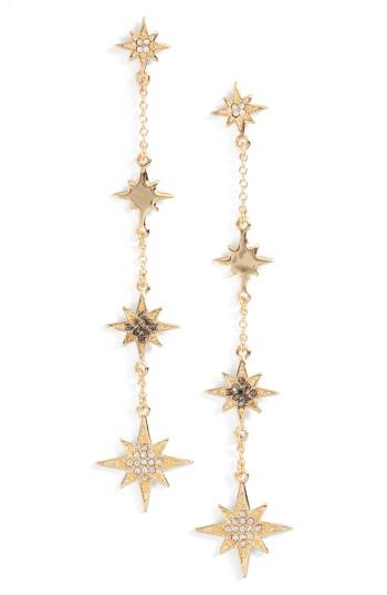 Women's Rebecca Minkoff Stargazing Night Sky Linear Earrings