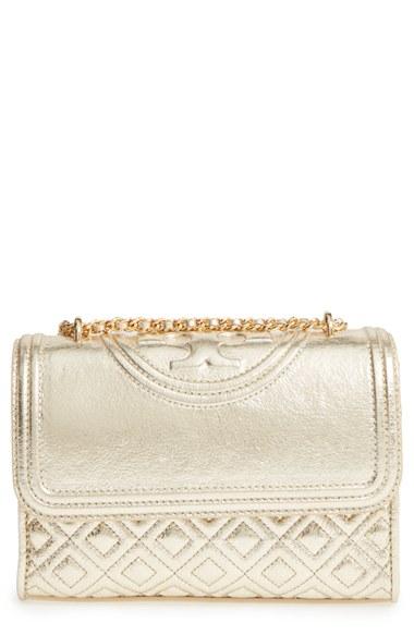 Tory Burch Small Fleming Quilted Leather Shoulder Bag -