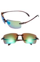 Men's Costa Del Mar Gulfshore Xl 66mm Polarized Sunglasses - Tortoise/ Green Mirror