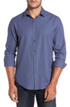 Men's Robert Barakett Athens Regular Fit Print Sport Shirt - Blue