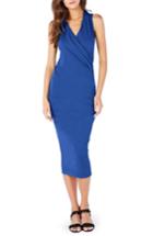 Women's Michael Stars Faux Wrap Midi Dress - Blue