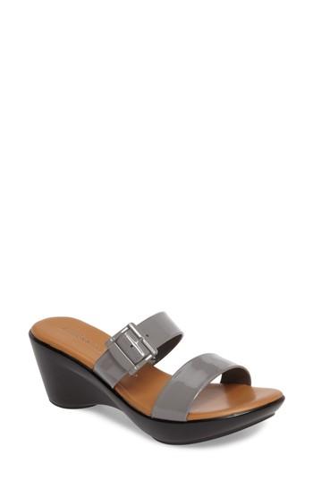 Women's Athena Alexander Darlling Wedge Sandal M - Grey