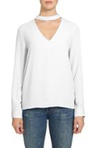 Women's 1.state Band Collar Blouse - Ivory
