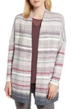 Women's Nic + Zoe Sunset Stripe Cardigan - Grey