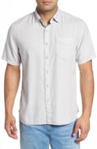 Men's Tommy Bahama Dobby Dylan Sport Shirt - Grey