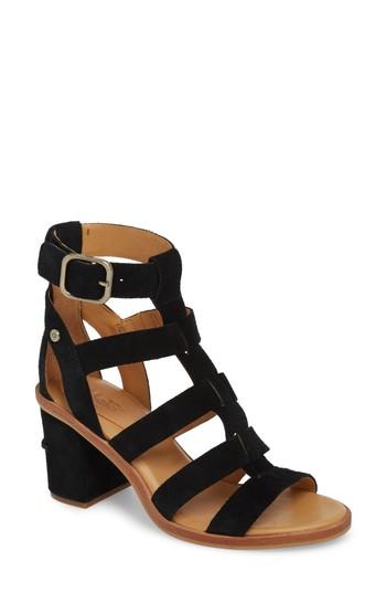 Women's Ugg Macayla Block Heel Sandal M - Black