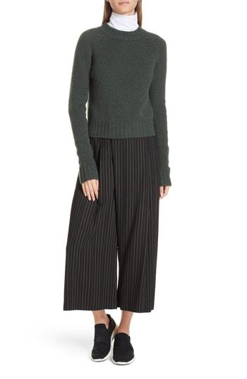 Women's Vince Pinstripe Culottes - Black