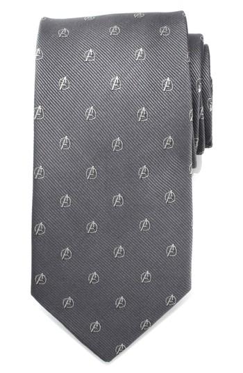Men's Cufflinks, Inc. Avengers Silk Tie, Size - Grey