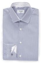 Men's Duchamp Trim Fit Stripe Dress Shirt .5 - 34/35 - Blue