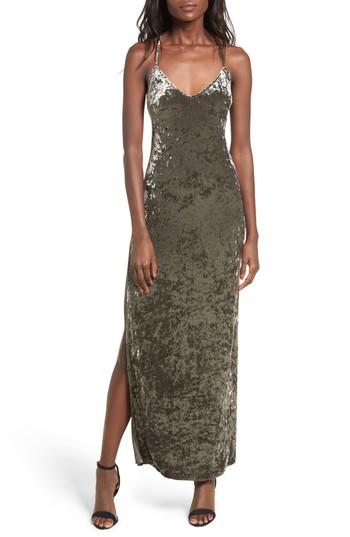 Women's Nbd In The Deep Velvet Maxi Dress