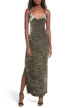 Women's Nbd In The Deep Velvet Maxi Dress
