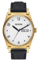Men's Nixon 'jane' Leather Strap Watch, 35mm