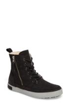Women's Blackstone 'cw96' Genuine Shearling Lined Sneaker Boot Eu - Black