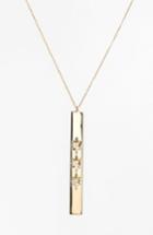 Women's Kismet By Milka 'heroine' Diamond Bar Pendant Necklace