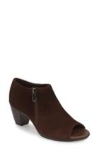 Women's Munro 'luisa' Open Toe Bootie M - Brown