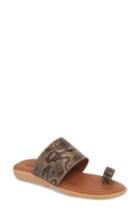 Women's Famolare Band & Deliver Toe Loop Slide Sandal M - Yellow