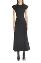Women's Calvin Klein 205w39nyc Cady Ruffle Pioneer Dress Us / 42 It - Black