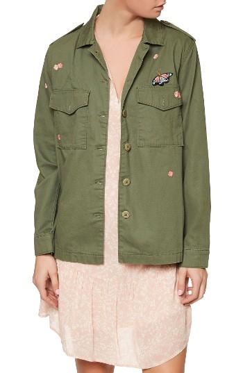Women's Sanctuary Flower Field Shirt Jacket