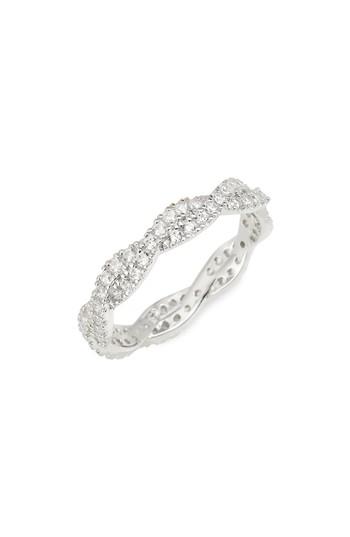 Women's Nordstrom Cubic Zirconia Infinity Twist Ring