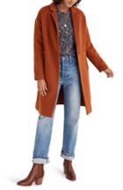 Women's Madewell Monsieur Coat, Size - Orange