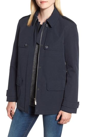 Women's Barbour Rothesay Waterproof Jacket Us / 8 Uk - Blue