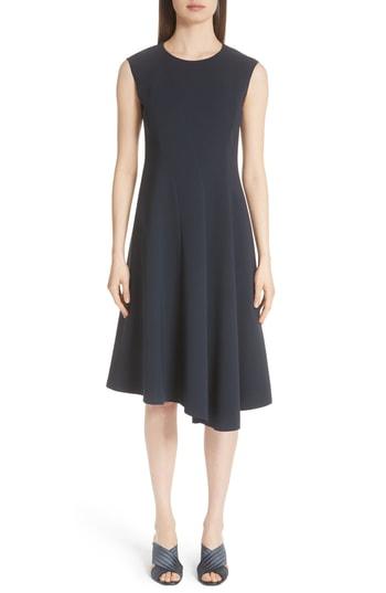 Women's Lafayette 148 New York Aveena Asymmetrical Dress - Blue