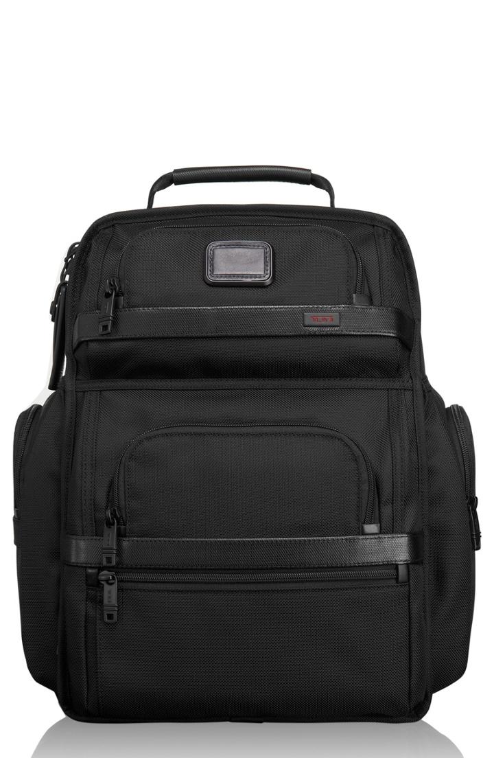 Men's Tumi Alpha 2 T-pass Laptop Brief Pack With Tumi Id Lock Pocket -