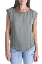 Women's Kut From The Kloth Nenna Embellished Top - Green